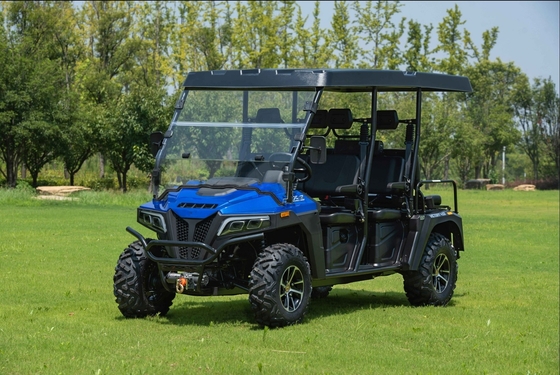 450 Max-Deluxe benzinli golf arabası 6 koltuklu ön cam ve kapak